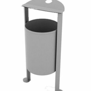 BASURERO URBANO METÁLICO